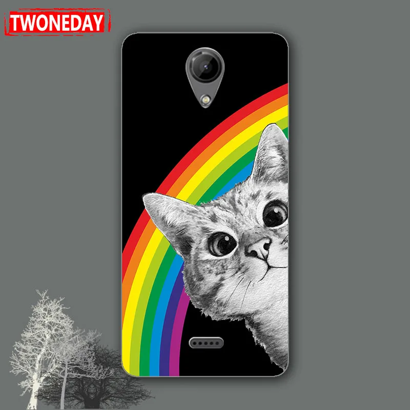 Для Coque Wiko Freddy 5 0 дюймов чехол Роскошный мультяшный ТПУ для мягкий силиконовый