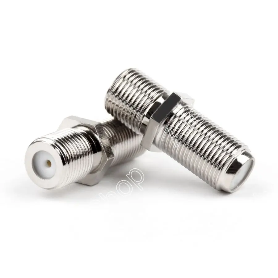 Гнездовой коннектор для коаксиального кабеля areyourstore F/F переходник RG6 RG59 W|connector