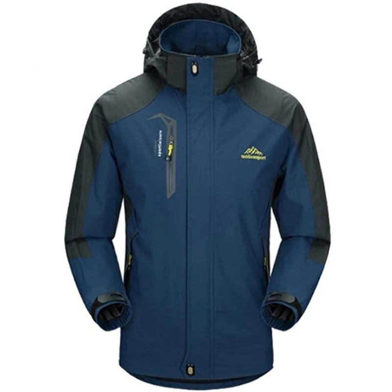 Мужская ветровка Jaqueta ветрозащитная дышащая куртка с капюшоном большие размеры