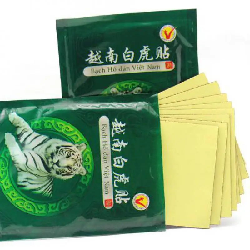 32 шт./4 пакета(ов) Вьетнам Красный Tiger Balm Patch Штукатурка Мышечные Боли Жесткой Плечи