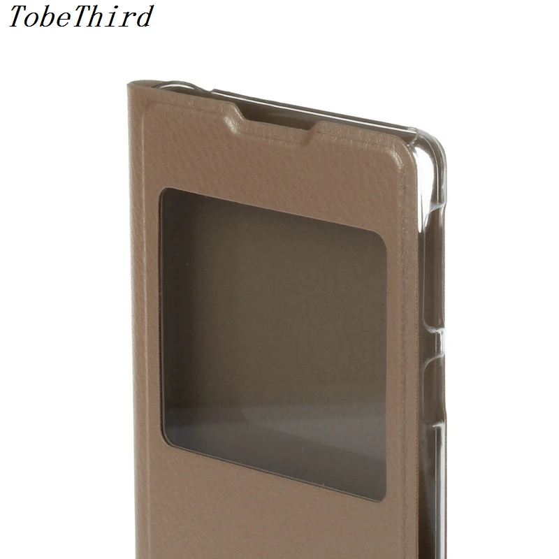 For Sony Xperia e5 Case View Window PU Leather Mobile Phone Cover Capa for E5 F3311 F3313 Coque Cases | Мобильные телефоны и