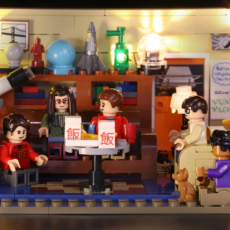 Конструктор lego 21302 со светодиодной подсветкой совместимый с теории Большого