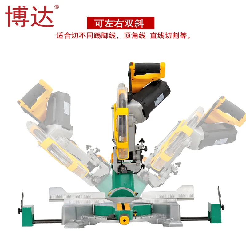 12 inch lever saw woodworking cutting machine angle saw multifunctional double oblique saw electric table saw enlarge