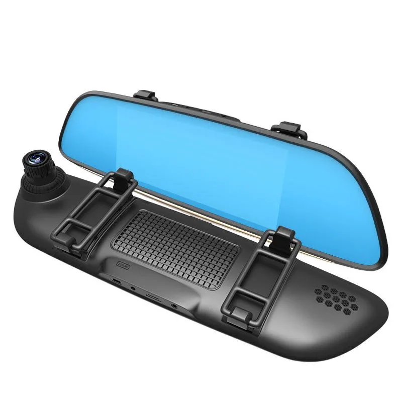 7 дюймов Автомобильное зеркало заднего вида gps dvr рекордер Android 5,0 wifi BT AVI 3g net 16 Гб ips Разрешение 1280x700