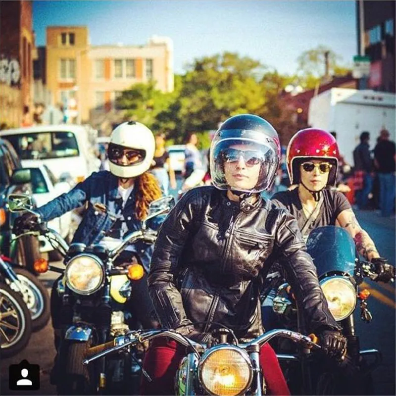 AMZ мотоциклетный шлем с открытым лицом в горошек модный винтажный популярный |