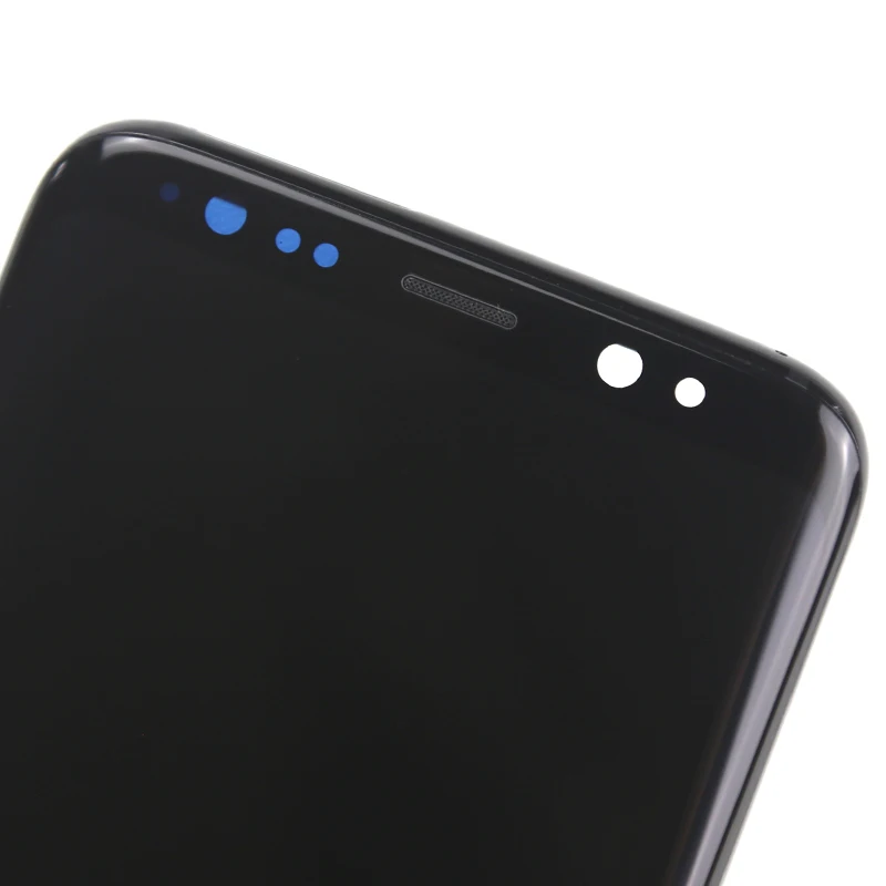 Класс для samsung S8 ЖК-дисплей Супер AMOLED ЖК-дисплей с сенсорным экраном в сборе Замена для samsung S8 G950 экран с инструментами