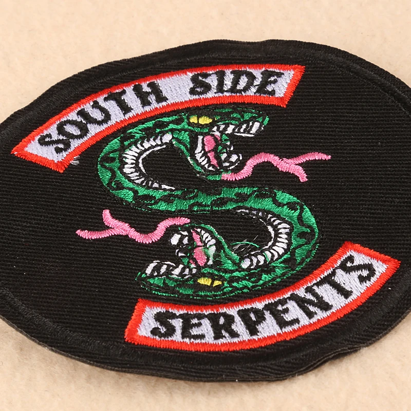 Круглые нашивки PGY RIVERDALE аксессуары для одежды с вышивкой утюгом нашивка на южную