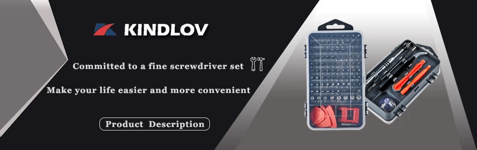 Набор отверток KINDLOV 33 в 1 Точная Parafusadeira Точная отвертка Магнитная рукоятка Torx шестигранные биты комплект изолированные ручные инструменты