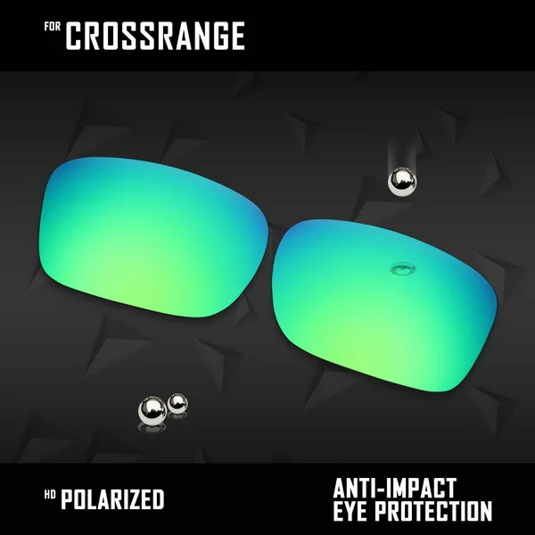 Emerald Green OOWLIT линзы для замены солнцезащитных очков Оукли Crossrange OO9361 Поляризованные-разноцветные - Цвет линз: Emerald Green