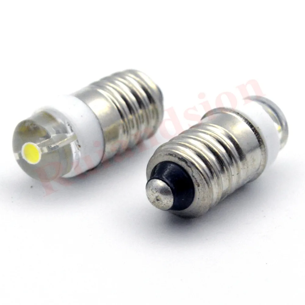 1 шт 0,5 w E10 3v 4,5 v 6v для детей возрастом от 3 до 18 месяцев V 5-24V COB светодиодный фонарик лампы светодиодный вспышка светильник лампа светильник головная лампа 3000K 6000K