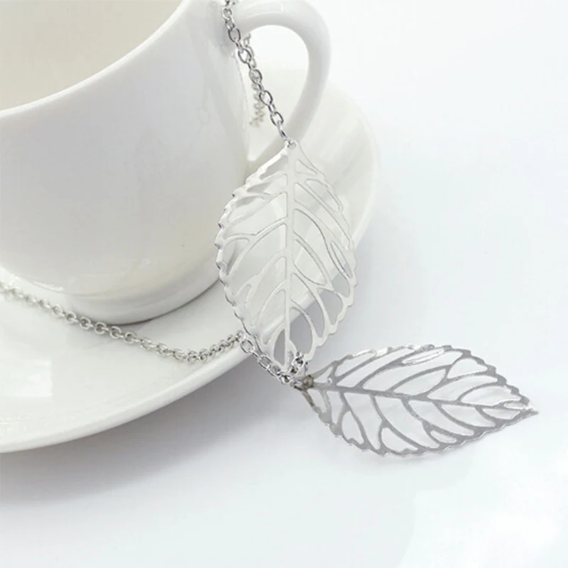Женский чокер с двойными листьями винтажное ювелирное изделие|fashion jewelry|jewelry