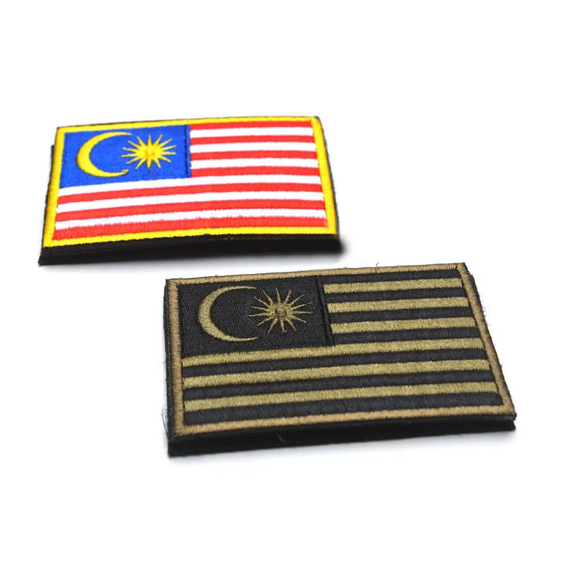Декоративный Знак для курток и джинсов с вышивкой флага Малайзии|the patch|patches