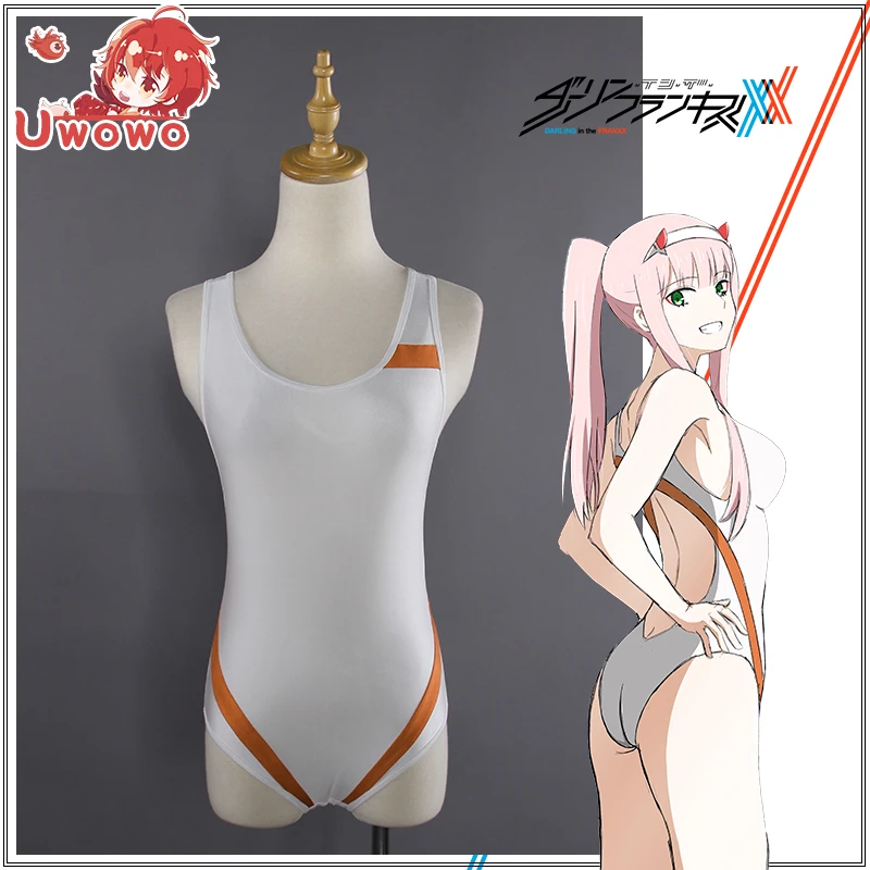 Anime DARLING in the FRANXX zero two cosplay costume Swimsuit 02 ICHIGO swimming suit women Swimwear | Тематическая одежда и