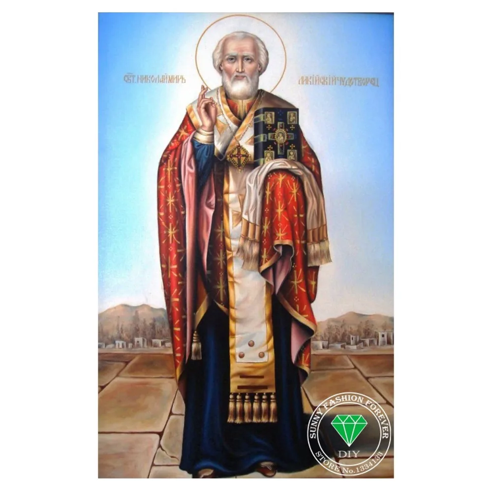 Новинка 5D алмазная картина сделай сам религиозная икона святого Валентина