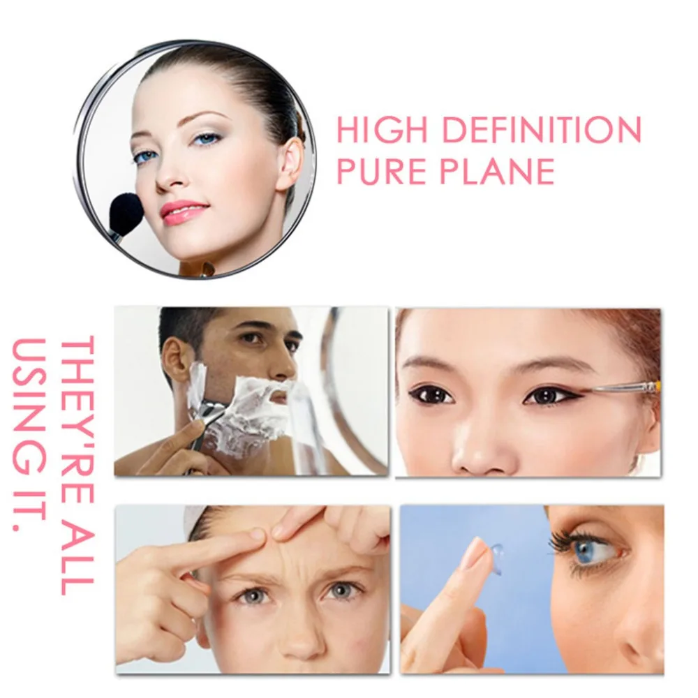 Стекло с 2 присосками и круглыми косметическими линзами 3 дюйма G422 2019 | Красота