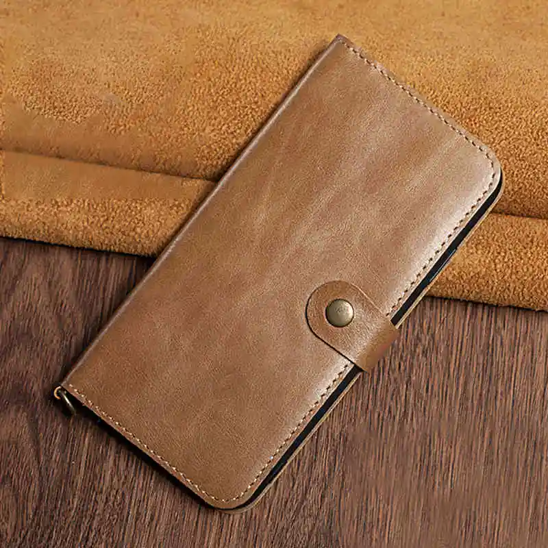 brown Чехол из натуральной кожи для Iphone 6, 6s, чехол, защитная крышка, ультра мягкий кошелек Etui Coque для Iphone 6s Plus, чехол, карман для корпуса - Цвет: brown