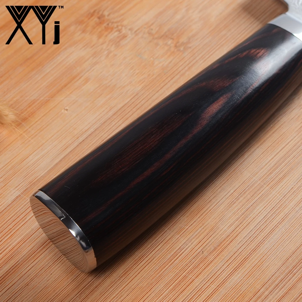 XYj суши сантоку из дамасской стали Сталь Кухня ножи кухонные принадлежности