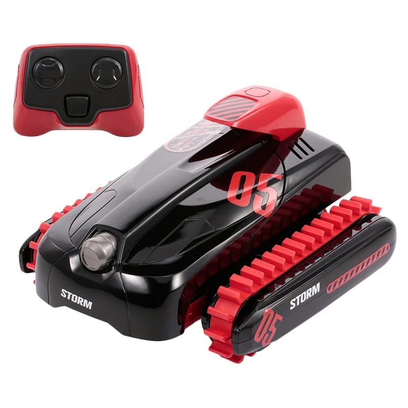 Red black Радиоуправляемая машина 18Sl02 амфибия 1:16 трюковая лодка 2,4 ГГц 4Wd грузовик радиоуправляемые транспортные средства для детей подарок - Цвет: Red black