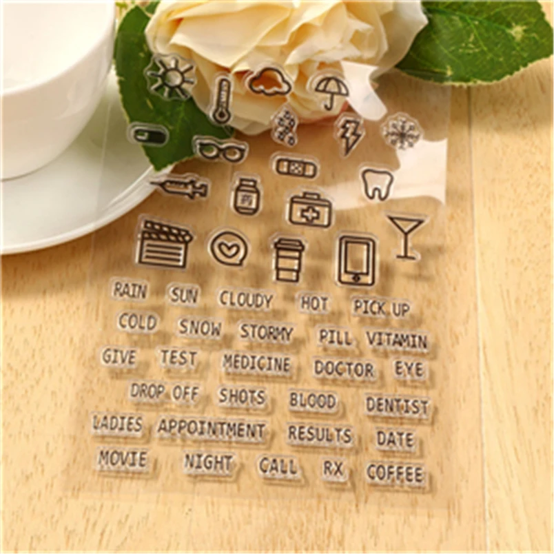 Модный стиль Скрапбукинг штампы силиконовые DIY бабочка цветок тиснение папка