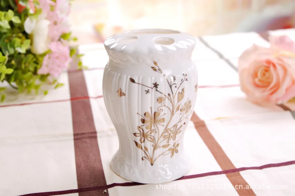 Набор из 5 предметов для ванной комнаты керамический набор лосьон бутылка зубная