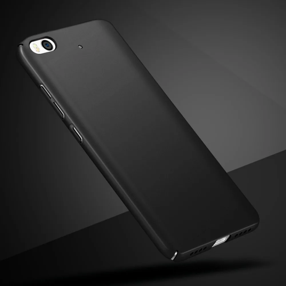 Для Xiaomi Mi5 чехол твердый матовый пластик ультра тонкий защитный корпус для Mi 5 Fundas