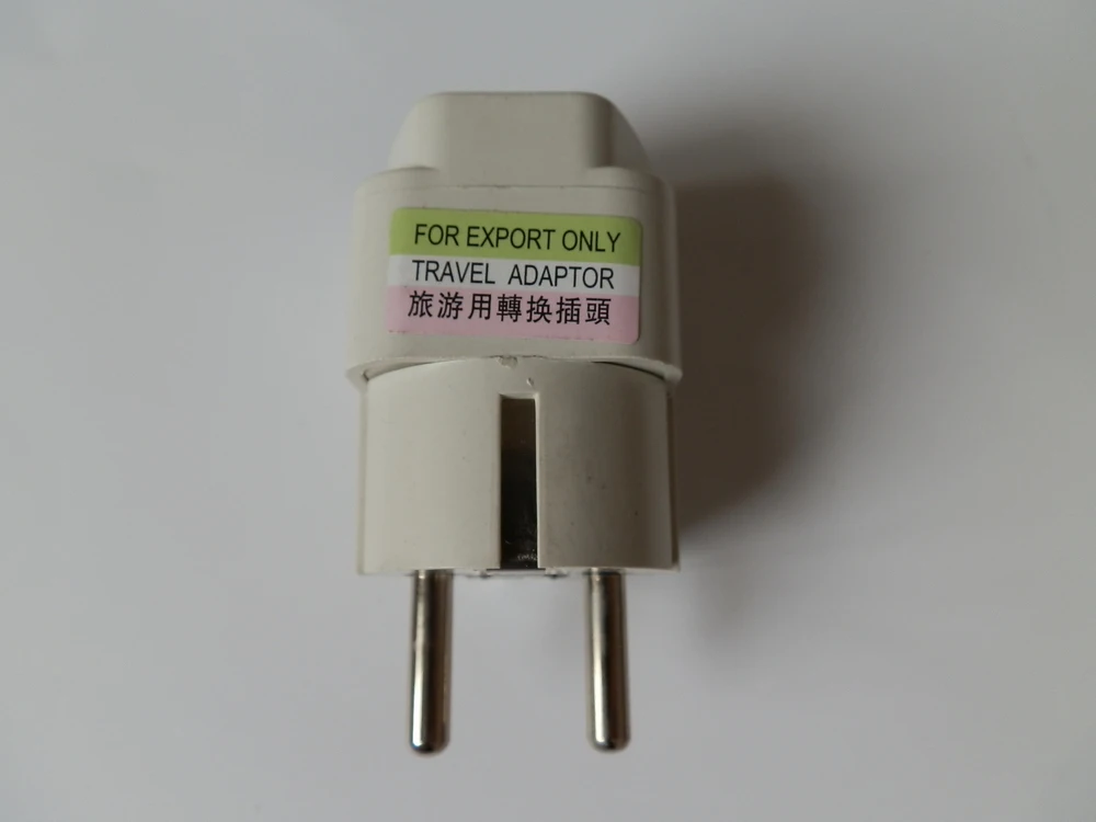 Немецкий Стандартный адаптер питания переменного тока к европейской вилке|adapter to