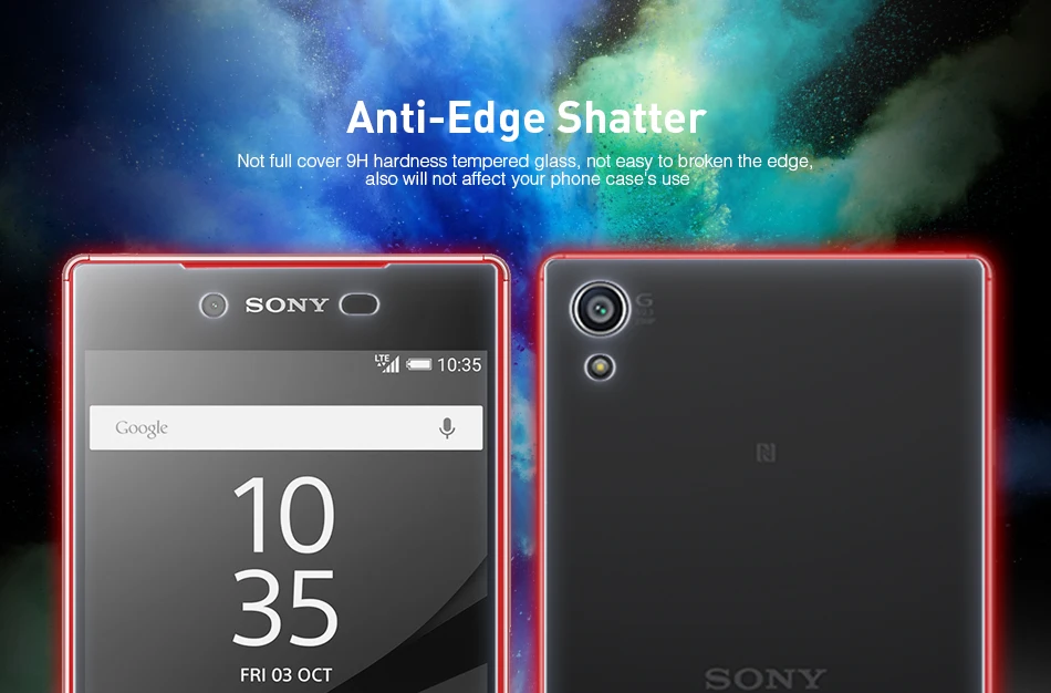 Для sony Xperia Z5 закаленное стекло для sony Xperia Z5 двойная защита экрана E6653 E6603 E6633 E6683 передний, задний Защитный фильм
