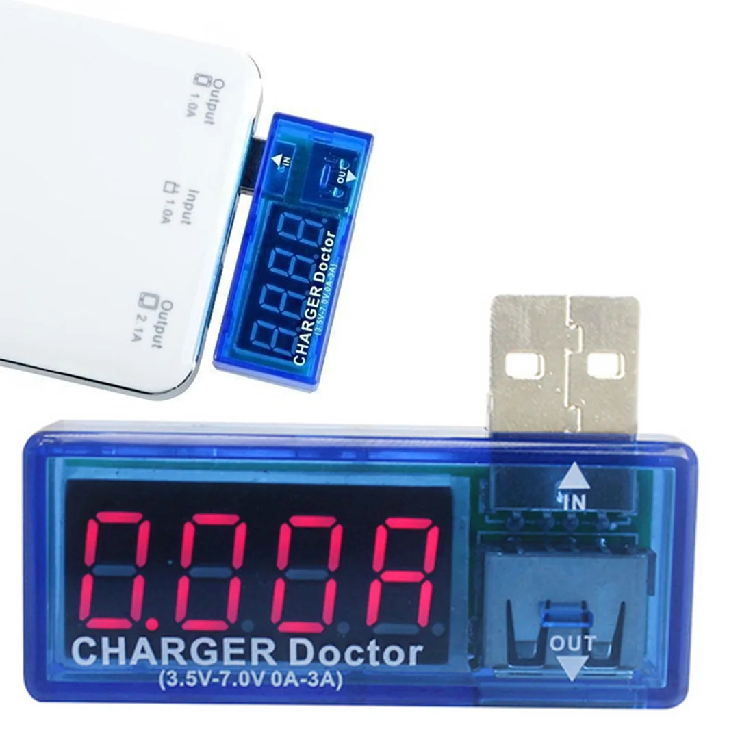 Цифровой USB-тестер для мобильных устройств измеритель напряжения и силы тока