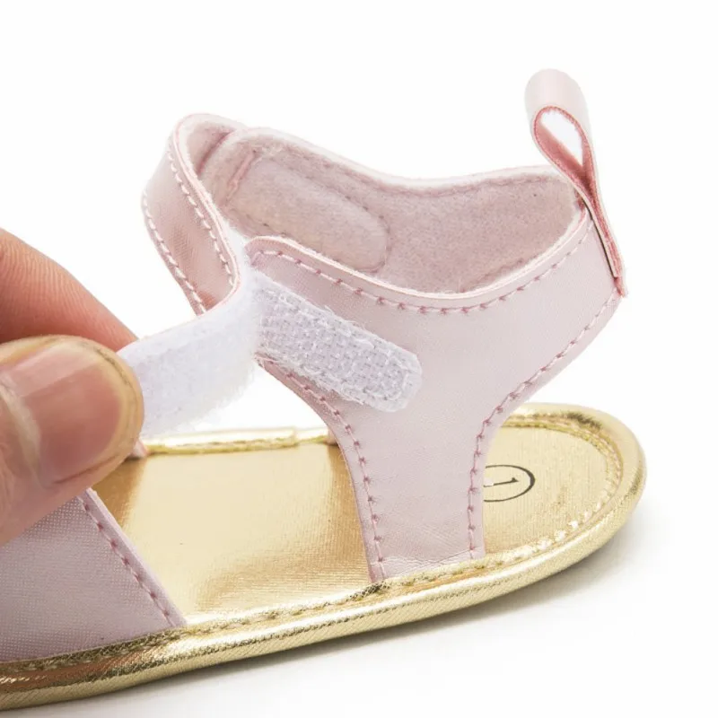 

2019 Summer Baby Girls Shimmer Sandals Toddler Shoes Soft Bottom Non-slip Baby Shoes Baby Casual Shoes