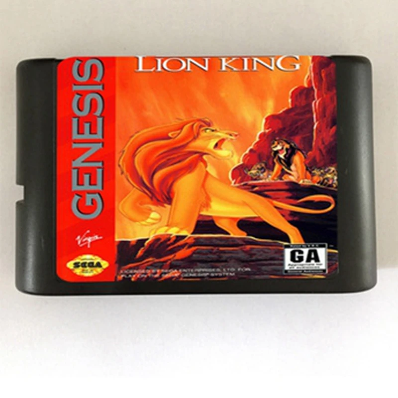 Король Лев игровой картридж новые 16 бит карточная игра для Sega игры Mega Drive / Genesis