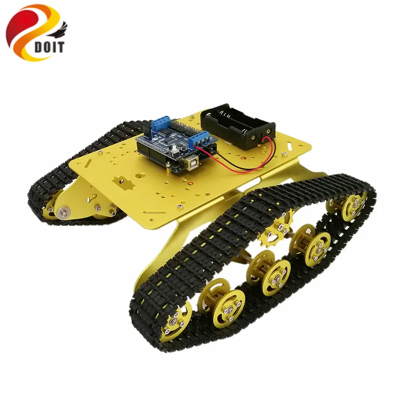 DOIT TS300 амортизирующий WiFi бак шасси с ESPDuino макетная плата + драйвера двигателя для