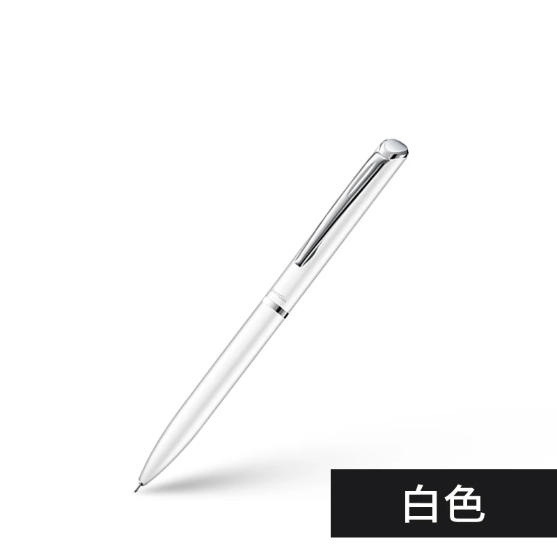 White PENTEL BLN-2005 быстросохнущая нейтральная ручка вращающаяся 0,5 игольчатая трубка металлическая ручка для офиса - Цвет: White