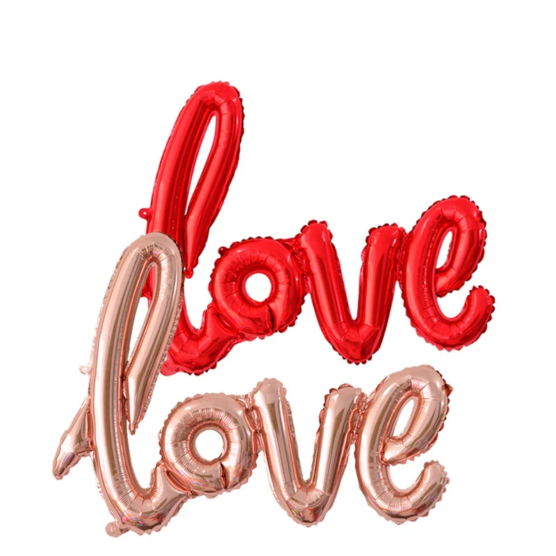 Воздушные шары из фольги 1 шт. надувные для вечеринки на День святого Валентина