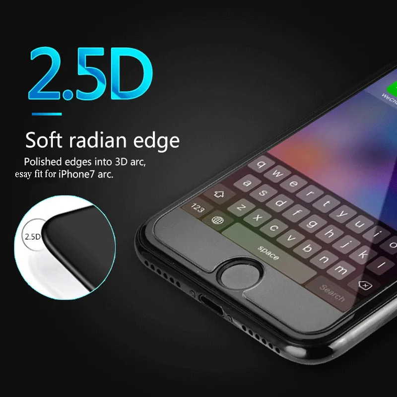 Горячее предложение! Распродажа! 200 шт./лот для Apple iPhone X 2.5D закаленное стекло