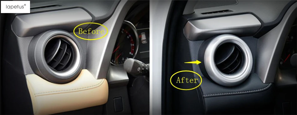 Аксессуары Lapetus для Toyota Rav4 Rav 4 2016 2017 2018 внутренняя панель кондиционер решетка