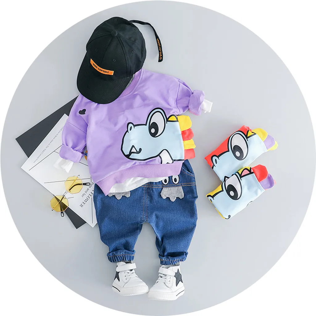 Muqgewkids/детская одежда для мальчиков свитер маленьких топы с героями мультфильмов