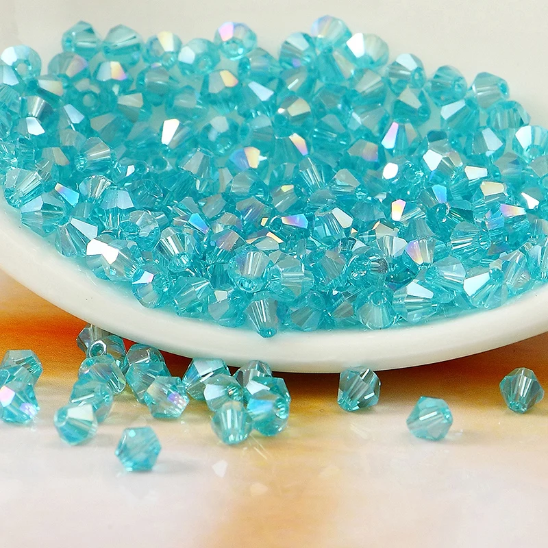 K9 Crystal 5301 # класса AAAA Аквамарин AB Цвет 3 мм 4 5 6 8 Кристалл биконусные бусины|beads 8mm|beads