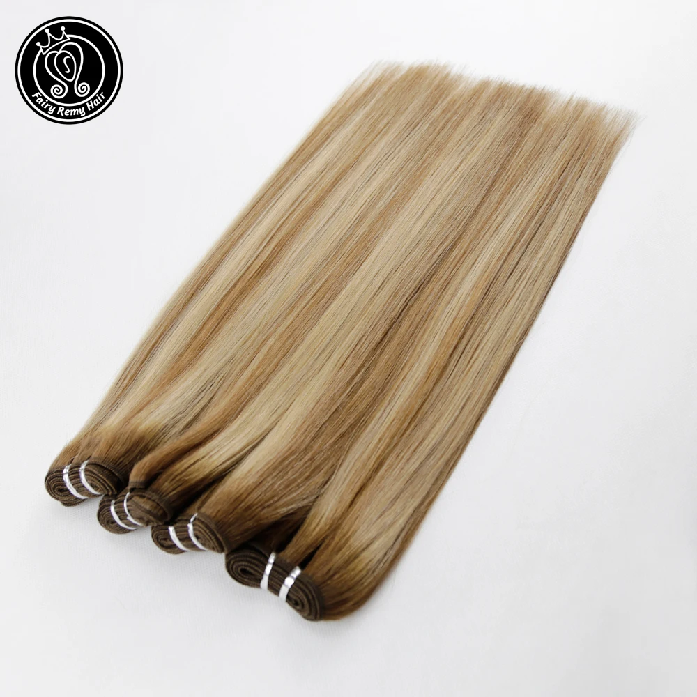 Сказочные волосы remy, 100 г/шт., настоящие европейские Прямые Натуральные кудрявые пучки волос, 16 дюймов, платиновый блонд, волосы Remy для наращивания