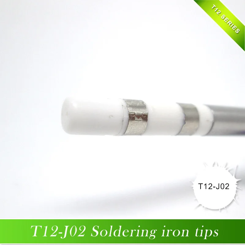 QUICKO T12-J02 1 шт. электронный жало паяльника для FX-951 сварки железа станции, короткие изгиба наконечник 24V 75w 20000 пайка соединений
