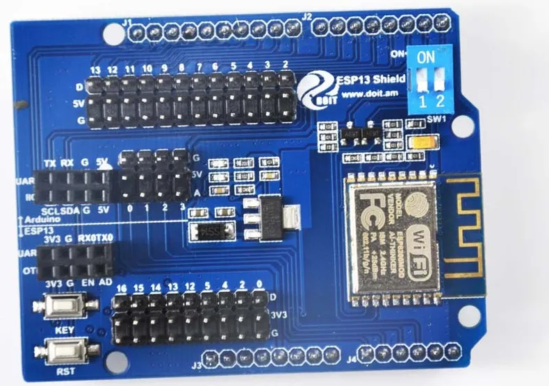 Детская плата ESP8266 для Arduino Uno R3 модуль серии Wi-Fi прозрачная с беспроводной