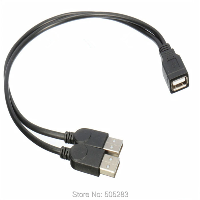 Кабель OTG с USB мама на папа + внешний кабель питания разветвитель адаптер для