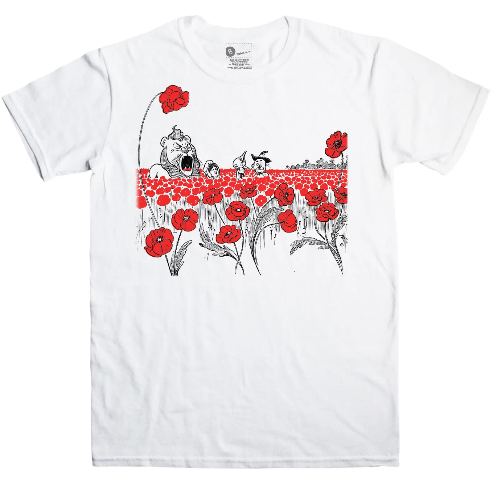 Wizard Of Oz Футболка Poppy полевой 2019 Новая модная футболка брендовая мужская с принтом