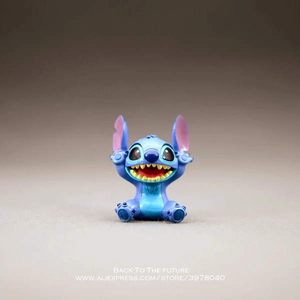 Disney Lilo & Stitch 5 см мини кукла Фигурка осанка аниме украшение Коллекция фигурка