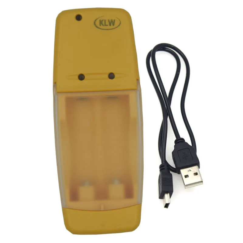 2 слота Смарт USB зарядное устройство для перезаряжаемых щелочных аккумуляторов AA AAA AAAA 1,5 В батарея Мини модное желтое зарядное устройство светодиодный дисплей