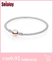 SEIALOY модный серебряный цвет мультфильм Микки Минни Любовь бусины бренд браслеты для женщин бисером Шарм для браслета, украшения в подарок