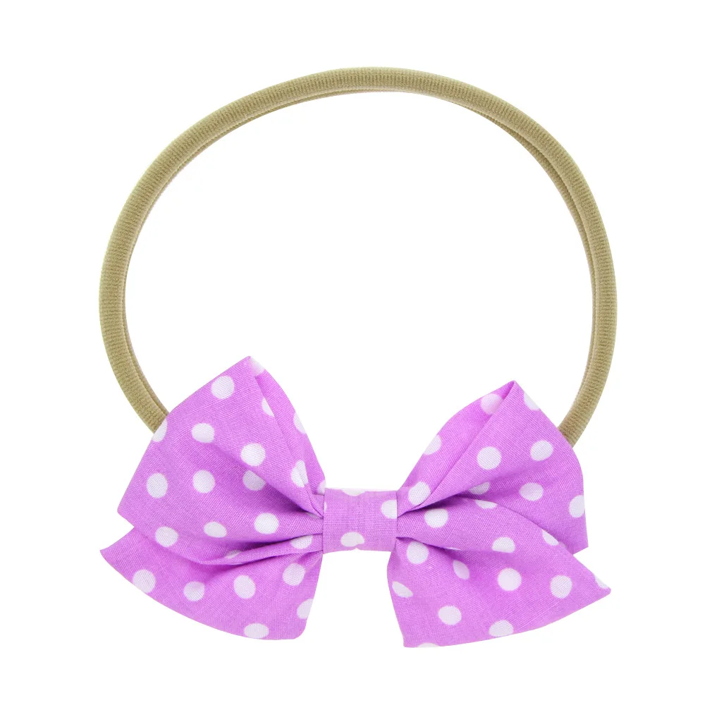 20 шт./лот нейлоновая повязка на голову с цветочным бантом тканевая Пасхальная |