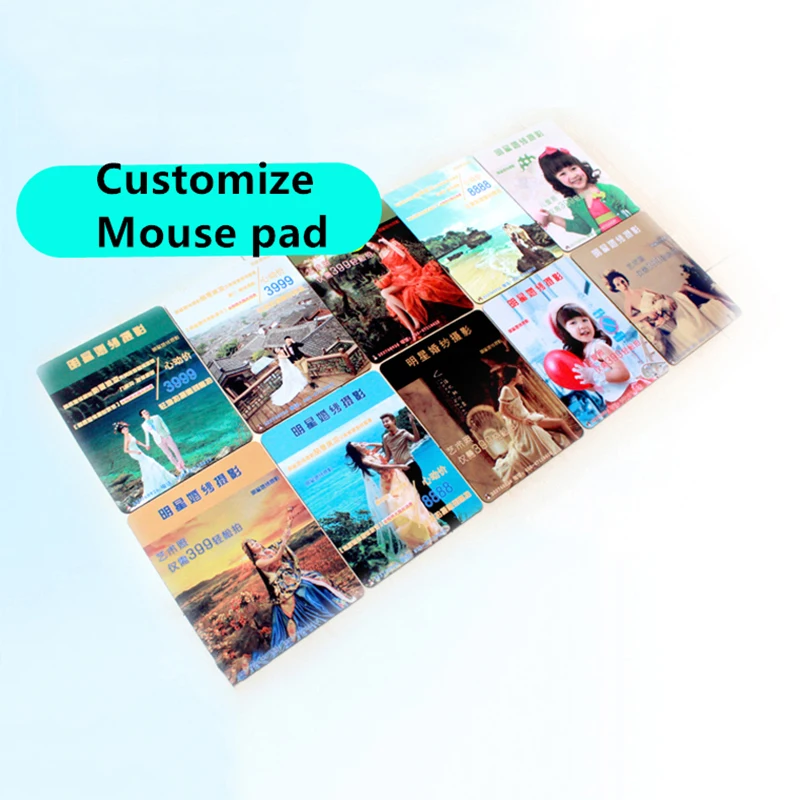 Коврик для мыши на заказ печать рекламного логотипа компании офисный компьютер