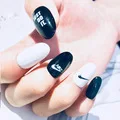 DIY Мода 3D корейский бренд логотип наклейки для ногтей s самоклеющиеся DIY наклейки Советы Маникюр дизайн ногтей наклейки для ногтей