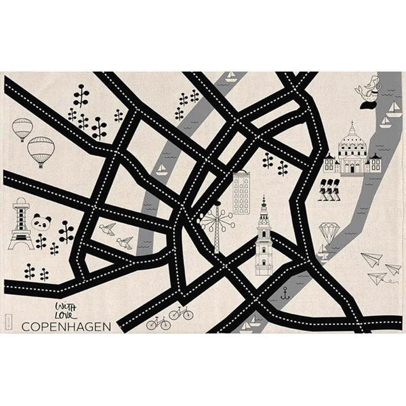 Детский ковер 2019 супер мягкий Шелковый шерстяной закрытый современный