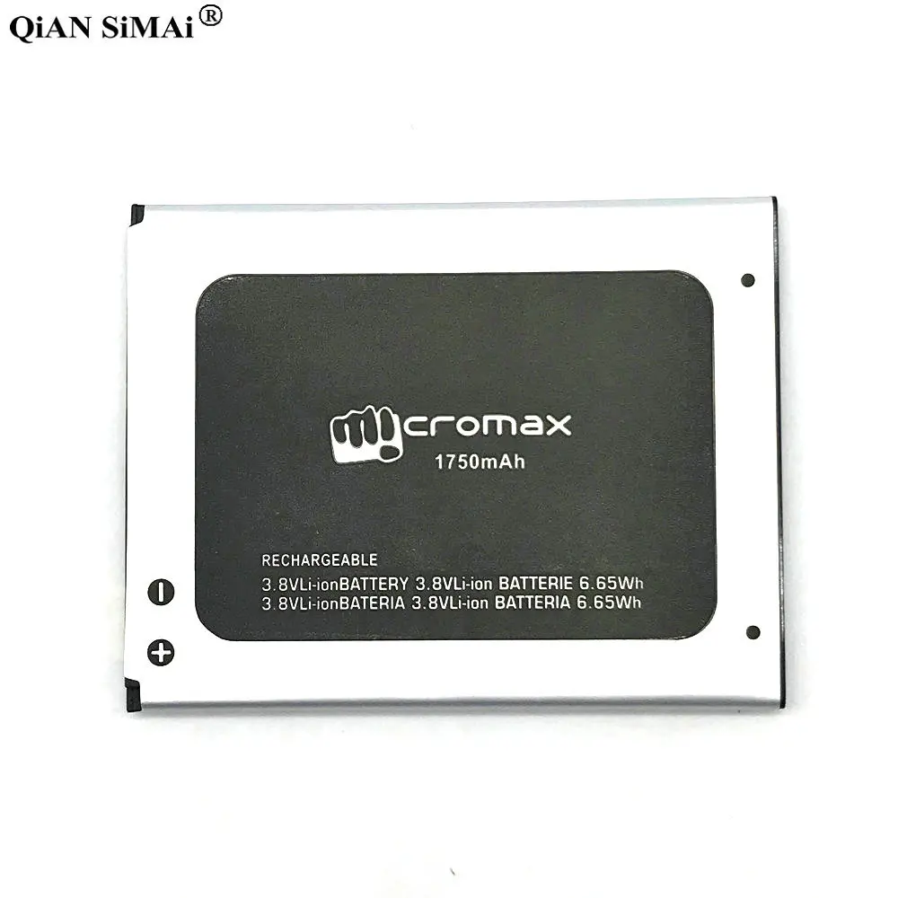 Новый высококачественный аккумулятор 1750 мАч для телефона Micromax Q414 + номер
